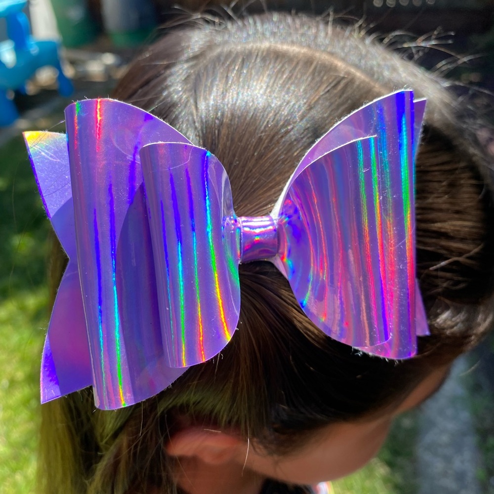 💜 Glistering Large Purple Bow 🎀